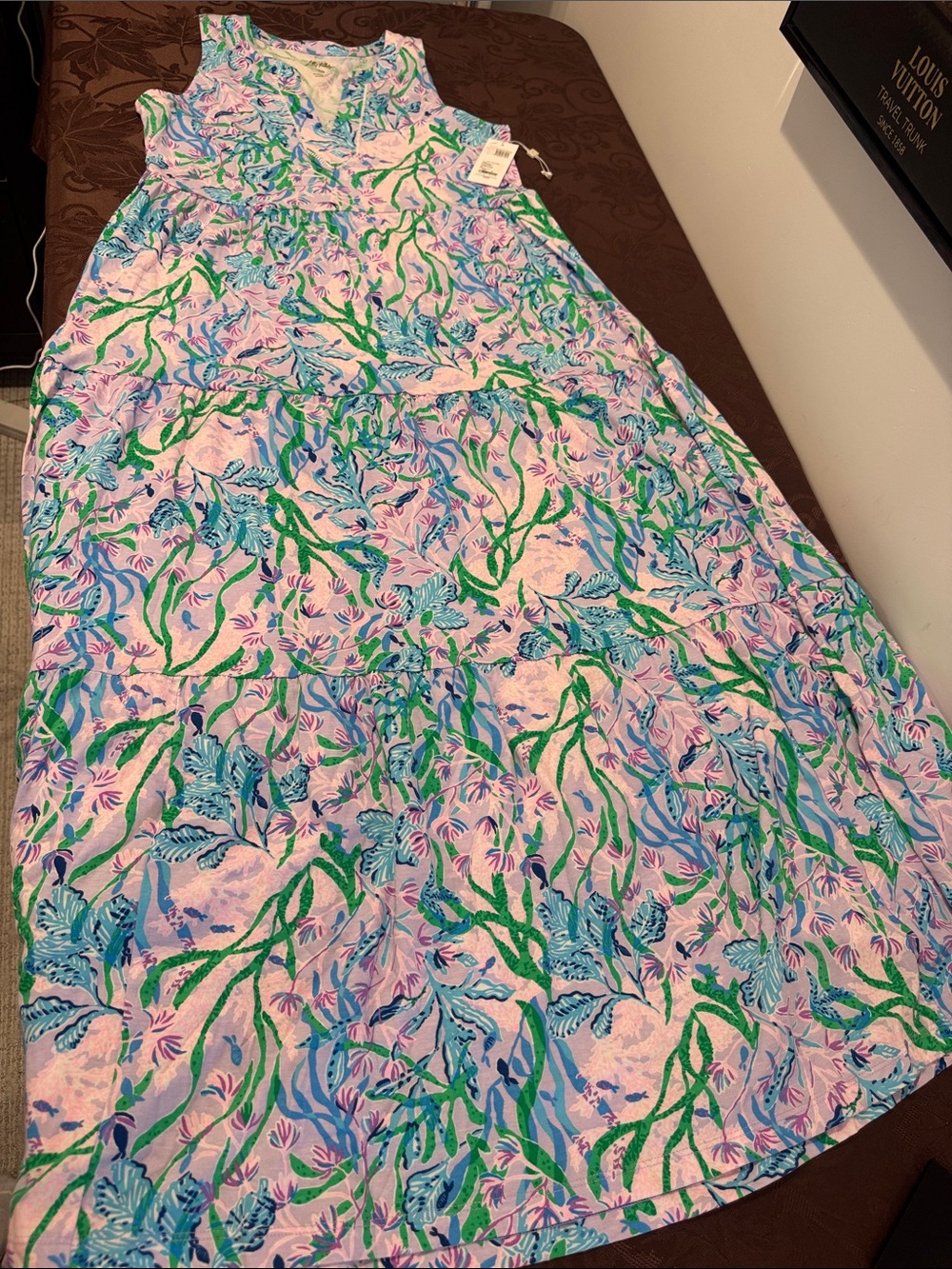 Lilly Pulitzer ‘Sydnee” Tiered Maxi Dress. Size Med - Picture 6 of 15
